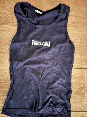 Punta Cana  Athletic Tank Top in Blue